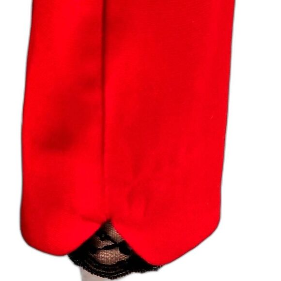 Studio I Red Blazer with Notched Lapel and Tailored Fit - Picture 7 of 8